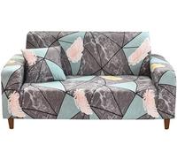 Copridivano 2/3 Posti Elasticizzato Fantasia Copridivani Elasticizzati Universale Fodera per Divano Estensibile Elastici Copertura Divano Floreale Stampa Copri Divano ( Color : #4 , Size : 2 posti )