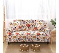 Copridivano 2/3 Posti Elasticizzato Fantasia Copridivani Elasticizzati Universale Fodera per Divano Estensibile Elastici Copertura Divano Floreale Stampa Copri Divano ( Color : #10 , Size : 3 posti )