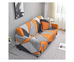 Copridivano 2/3 Posti Elasticizzato Fantasia Copridivani Elasticizzati Universale Fodera per Divano Estensibile Elastici Copertura Divano Floreale Stampa Copri Divano ( Color : #20 , Size : 3 posti )