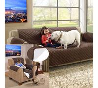 Copridivano 2 Posti Double Face Reversibile Copri Divano Per Animali Cane Gatto