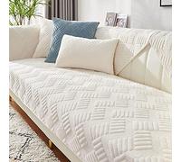 Copridivano 3/2/4/1 Posti Angolare Copertura Divano con Penisola Sinistra Destra Fodera per Divano a l Antiscivolo Lavabile Fodera Protettiva per Divano per Mobili da Soggiorno ( Color : D , Size : 90