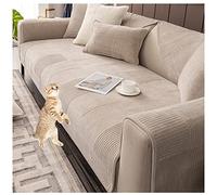 Copridivano 3 2 4 1 Posti, Copridivano Angolare, Telo Copridivano, Copridivano Antiscivolo Adatto per Cani E Animali Domestici Copridivano Angolare Universale, Lavabile (Cachi,70x210cm)