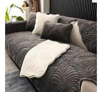 Copridivano 3/4/2/1 Posti Penisola Fodera per Divano Velluto Angolare Antiscivolo Copertura Divano Relax Antimacchia Antigraffio Cani Gatti Moderno Salvadivano Seduta ( Color : #3 , Size : 110x160cm )