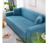 Copridivano 3 Posti Blu Cielo Copri Divano 3 Posti con Braccioli Spandex Copridivano Antigraffio Gatto Lavabile Copertura Divano Universale Copridivani Elastici Durabile Coprifivano
