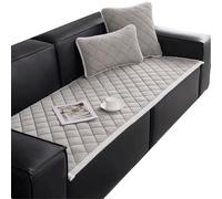 Copridivano 3 Posti con Braccioli, Fodera per Divano 2/4/1 Posti Antiscivolo Antimacchia, Copri Divano Relax Salvadivano trapuntato Copertura Divano Tessuto Super Morbido ( Color : 7@ , Size : 55x160c