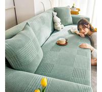 Copridivano 3 Posti, Copridivano Elasticizzato, Copri Divano 2/3/4/5 Posti, Copridivano AntiGraffio Gatto, Copridivano con Braccioli Antimacchia Lavabile Antiscivolo E 5 Seat 305~360cm