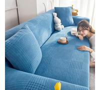 Copridivano 3 Posti, Copridivano Elasticizzato, Copri Divano 2/3/4/5 Posti, Copridivano AntiGraffio Gatto, Copridivano con Braccioli Antimacchia Lavabile Antiscivolo F 5 Seat 305~360cm