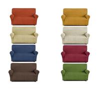 Copridivano 3 posti in tessuto elastico (da 170cm a 210cm) Made in Italy (Colore da scegliere con una mail)