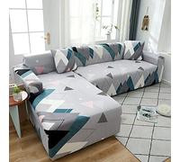 Copridivano 3 Posti Verde Rosa Grigio Copri Divano 3 Posti con Braccioli Spandex Copridivano Antigraffio Gatto Lavabile Copertura Divano Universale Copridivani Elastici Durabile Coprifivano