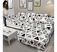 Copridivano a Forma di L, componibile, per Soggiorno, copridivano, Protezione angolare, per Animali Domestici, 1, 2, 3, 4 posti, Elasticizzato Tipo L (Colore: U, Dimensioni: 90-140 cm)