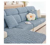 Copridivano a forma di L, elasticizzato, in morbido filato a bolle, con fondo antiscivolo, protezione per mobili del soggiorno (stile 2, 65-68 x 135-165 cm)