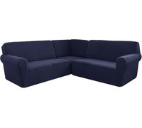 Copridivano Ad Angolo, Copridivano Componibile A Forma di L Elasticizzato Morbido E Spesso, Lavabile in Lavatrice, per Home Cafe Club Restaurant, A, 5 Seater