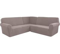 Copridivano Ad Angolo, Copridivano Componibile A Forma di L Elasticizzato Morbido E Spesso, Lavabile in Lavatrice, per Home Cafe Club Restaurant, D, 7 Seater