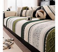 Copridivano Addensata Antiscivolo Tutte Le Stagioni Universale in Linea Copricuscino per 1/2/3 posti L/U a Forma di U e Divano ad Angolo, Protezione Divano per Cani e Gatti(B,70x90cm)