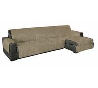 COPRIDIVANO ANGOLARE TRAPUNTATO DIVANI CON PENISOLA TINTA UNITA TORTORA