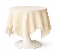 Copridivano antiscivolo in cotone per divani a 3 posti e ad angolo, morbido e traspirante, adatto ai cani, colore: crema (130 x 130 cm)