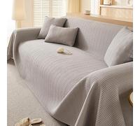 Copridivano antiscivolo lavabile per divani a 2 o 3 cuscini, design rinfrescante, perfetto per l'estate, protegge i mobili, facile da pulire, elegante decorazione per la casa