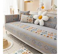 Copridivano Bohemian, Copridivano Universale Quattro Stagioni, Copritutto Per Divano Arredamento Per La Casa,coperchio Di Divano Retrò Non Slip(Gray)