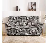 Copridivano Caffè Avorio Bianco Copridivano Antigraffio Gatto Spandex Copertura Divano Lavabile Copridivani Elastici Universale Copri Divano Durabile Coprifivano 4 Posti