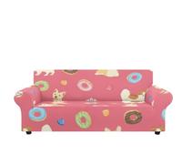 Copridivano Cane Rosa Copridivano Antigraffio Gatto Spandex Copertura Divano Lavabile Copridivani Elastici Universale Copri Divano Durabile Coprifivano 4 Posti