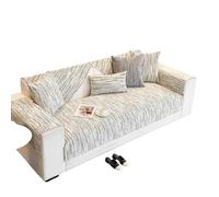 Copridivano ciniglia antiscivolo 110x160 cm morbido salvadivano bianco e nero