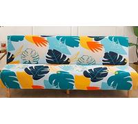 Copridivano Clic Clac Copridivano Letto Senza Braccioli Fodera per Divano Senza Braccioli 3/2/1 Posti Fodera per Futon Elasticizzato Copridivano Letto Fodera Divano Estensibile