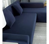 Copridivano componibile, 1 pezzo, copridivano a 3 posti, copridivano elasticizzato, copridivano (ciano tibetano)