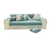 Copridivano componibile blu, 70 x 90 cm, impermeabile, antimacchia, personalizzabile, per tutte le stagioni, adatto per il montaggio di divani, elegante e copertura per mobili