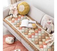 Copridivano componibile Copridivano Protettivo In Cotone Chic Da Giardino Antigraffio For Gatti Cuscino For Divano Tappeto Trapuntato Scozzese Copridivano For Soggiorno Cuscino ( Color : D , Size : 60