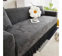 Copridivano con gonna increspata, protezione morbida e delicata per poltrona, design antiscivolo, per una comoda copertura per mobili in stile casa per la decorazione del soggiorno