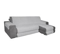 Copridivano con Penisola 2 3 4 Posti Trapuntato Salva Divano Colori Reversibile