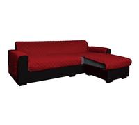 Copridivano con penisola antimacchia dx e sx angolare e trapuntato salvadivano