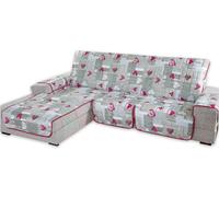 Copridivano con PENISOLA destra sinistra FANTASIA Cuori Shabby 3 colori 3 misure