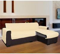 Copridivano Trapuntato Con Penisola Trendy: Blu Scuro / 190 Cm