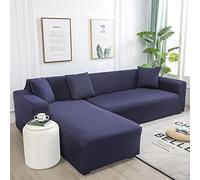 Copridivano con Penisola Elasticizzato A Sinistra Destra, Copridivano AntiGraffio Gatto Chaise Longue Sofa Cover A Forma di L,D,XL235~300cm
