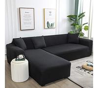 Copridivano con Penisola Elasticizzato A Sinistra Destra, Copridivano AntiGraffio Gatto Chaise Longue Sofa Cover A Forma di L,J,L 190~230cm
