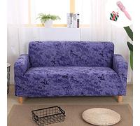 Copridivano Copridivani 1 2 3 4 Posti Angolare con Penisola Elasticizzato, Morbuy Tie Dyeing Senza Braccioli Antiscivolo Universale Divano Sofa Protettore Copertura Divano (Tre posti,Zaffiro)