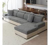 Copridivano Copridivano componibile Universale, copridivano Elastico Rimovibile a Forma di L per 1 2 3 4 5 posti, Protezione per mobili Spessa Stile-B