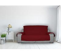 Copridivano Copripoltrona Trapuntato Antimacchia In Tinta Unita Willy Bordeaux
