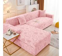 Copridivano Cuore Rosa Copridivano Antigraffio Gatto Spandex Copertura Divano Lavabile Copridivani Elastici Universale Copri Divano Durabile Coprifivano 4 Posti