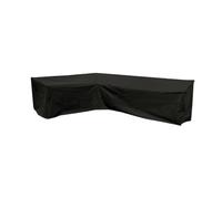 Copridivano da Esterno l 210d Oxford Nero per Giardino | Copertura Angolare, Protegge dal Vento e Resta Stabile, per Balcone e Salotto