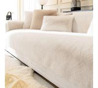 Copridivano Di Peluche A Forma Di L 1 2 3 4 Posti, Copridivano Fuzzy Copridivano Invernale, Protezione Universale Antiscivolo Del Divano, Copridivano Lavabile In Pelliccia Sintetica Super Morbida