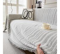 Copridivano double-face per divani a 1/2/3/4 posti, nero protettivo per mobili, 180 x 130 cm, elegante e facile da pulire