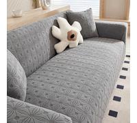 Copridivano Elasticizzato 1 2 3 4 5 Posti, Copridivani Fantasia Copertura Divano velluto jacquard ispessito Universale Fodera per Divano Estensibile Copri Divano Antiscivolo ( Color : Dark gray , Size