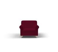 Copridivano Elasticizzato 1 Posto in Poliestere Leslie Bordeaux