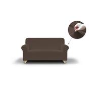 Copridivano Elasticizzato 2 Posti in Poliestere Dahlia Marrone