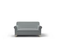 Copridivano Elasticizzato 2 Posti in Poliestere Iris Grigio Chiaro