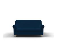 Copridivano Elasticizzato 2 Posti in Poliestere Leslie Blu Scuro
