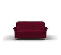 Copridivano Elasticizzato 2 Posti in Poliestere Leslie Bordeaux
