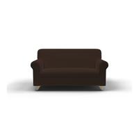 Copridivano Elasticizzato 2 Posti in Poliestere Leslie Marrone